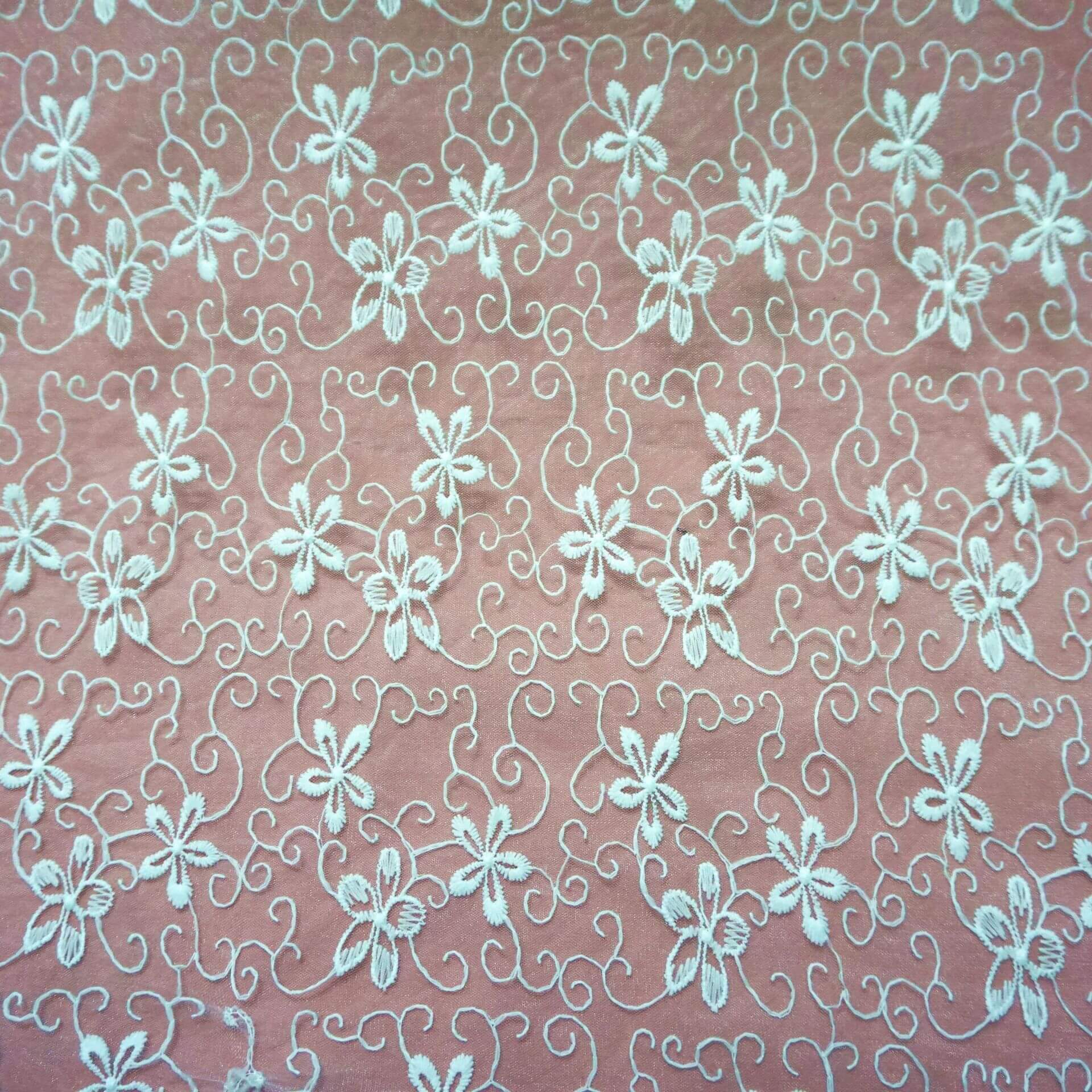 Milk Silk Dress Evening Embroidered Fabric for Women's Wear Wholesale 2